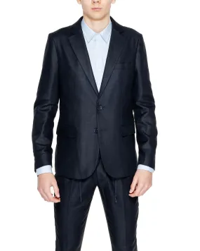 Antony Morato Plain  Linen Blend Blazer