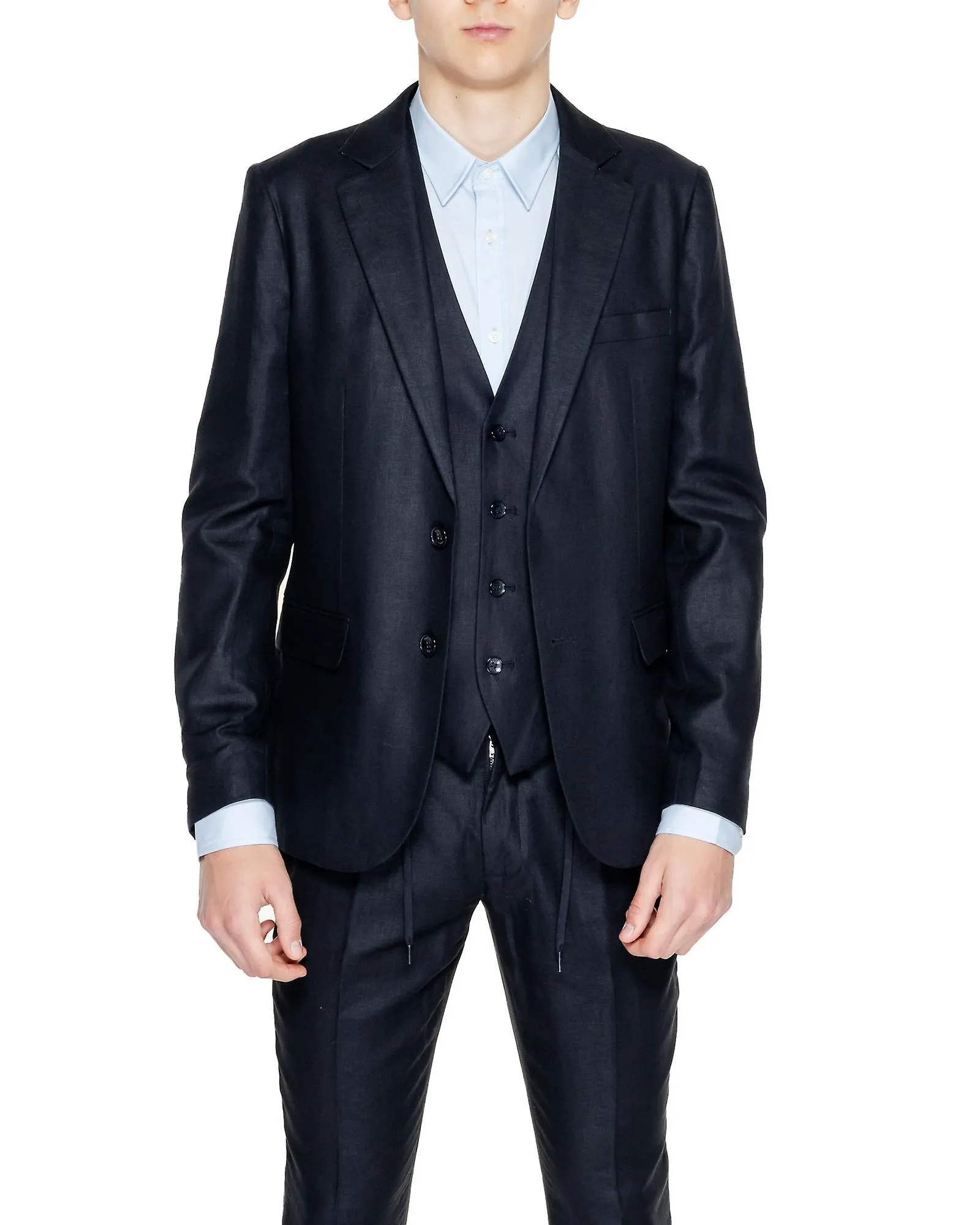 Antony Morato Plain  Linen Blend Blazer