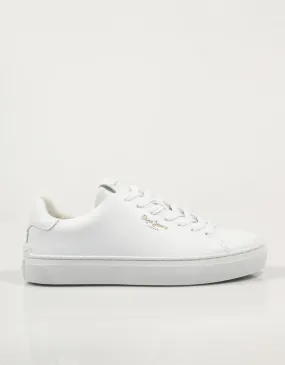  baskets PEPE JEANS Camden Classic W - Pls00001 en Blanc 84708