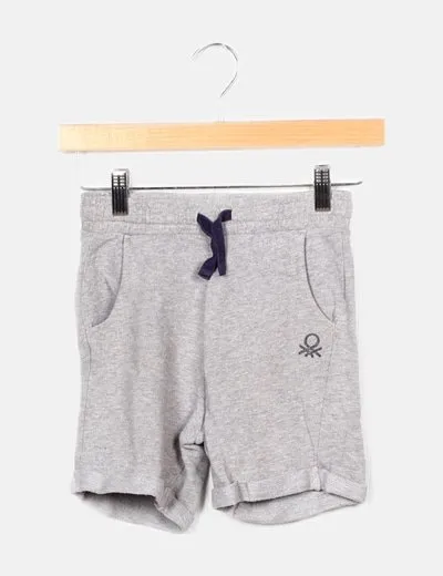 Benetton Pantalón corto gris