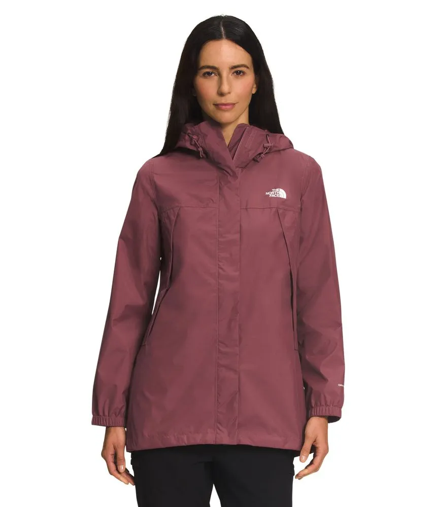 Chaqueta Antora Parka Impermeable Vinotinto Mujer The North Face