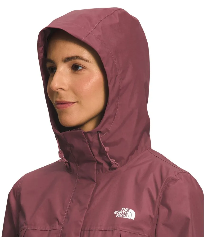 Chaqueta Antora Parka Impermeable Vinotinto Mujer The North Face