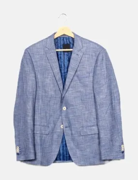 Daniel Hechter Blazer jaspeado azul