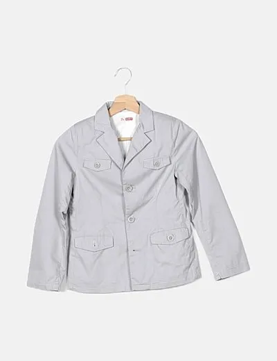 Dp am Blazer gris básica