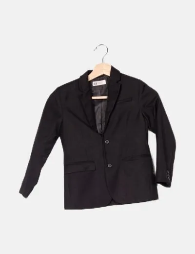 H&M Blazer negra básica