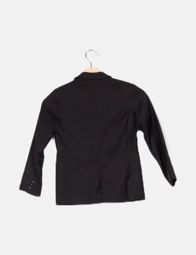 H&M Blazer negra básica