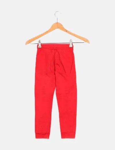 H&M Pantalón de chándal rosa