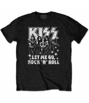 KISS Let Me Go Camiseta Licencia Oficial Manga Corta chico Men ROCK OFF KISSTS27MB