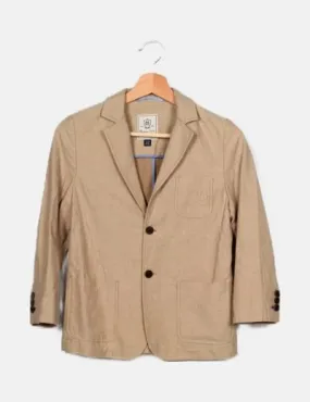 Massimo Dutti Blazer beige básica