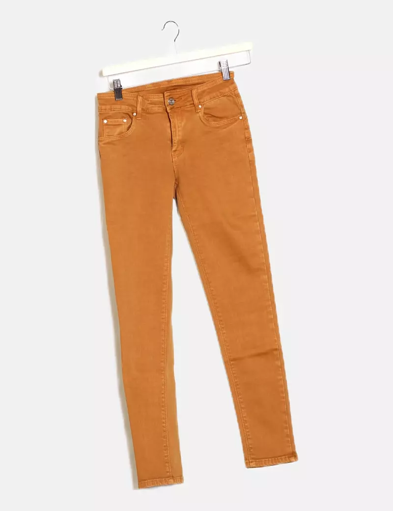 NoName Pantalón amarillo elástico