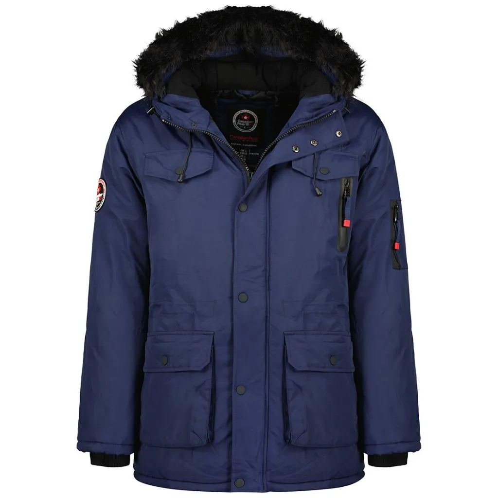 PARKA DE HOMBRE ALCALEAK AZUL MARINO