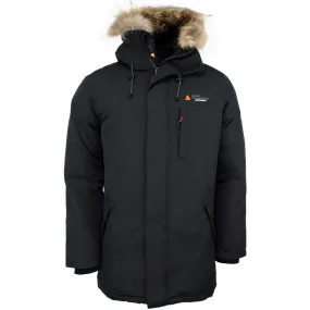 Parka de ski vraie fourrure homme COGAN