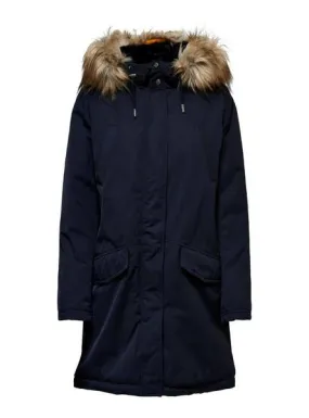 parka only sasha azul mujer