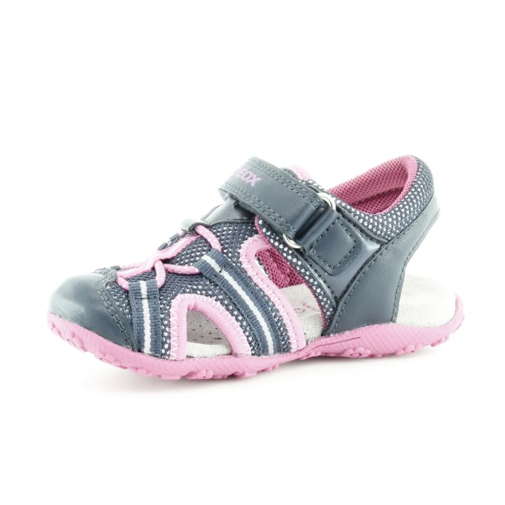 Sandalias de niña Geox Roxanne Azul-Fucsia