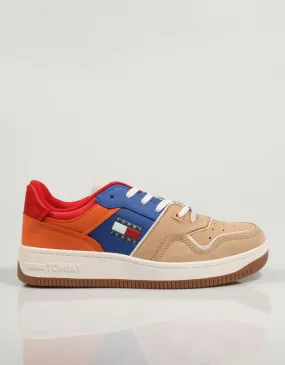  sapatilhas TOMMY HILFIGER Tommy Jeans Nubuck Basket en Multicolor 79923