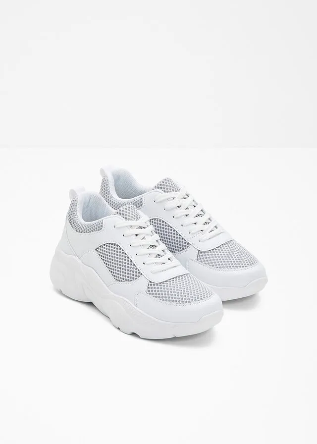 Sneakers bajos Blanco-gris