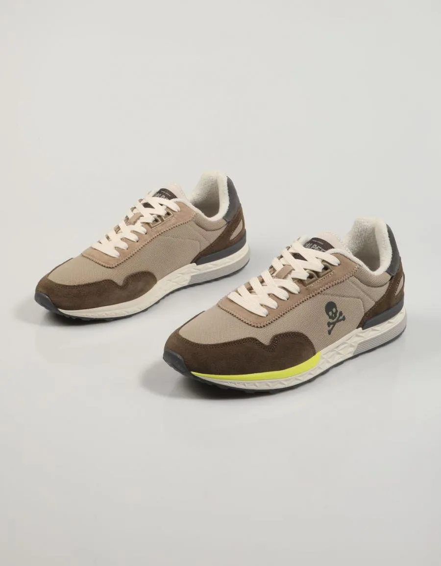  sneakers SCALPERS Harry Sneakers en Beige 83802