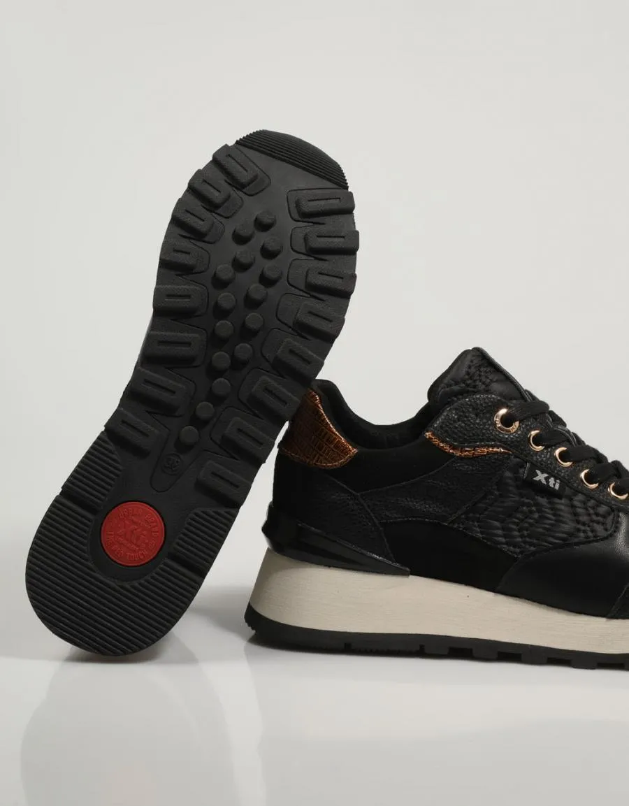  sneakers XTI 140016 en Black 80117