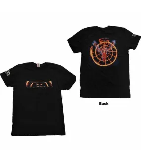 Tool Flame Spiral Camiseta Licencia oficial Chico Men's Tee Rockoff TOOLTS14MB