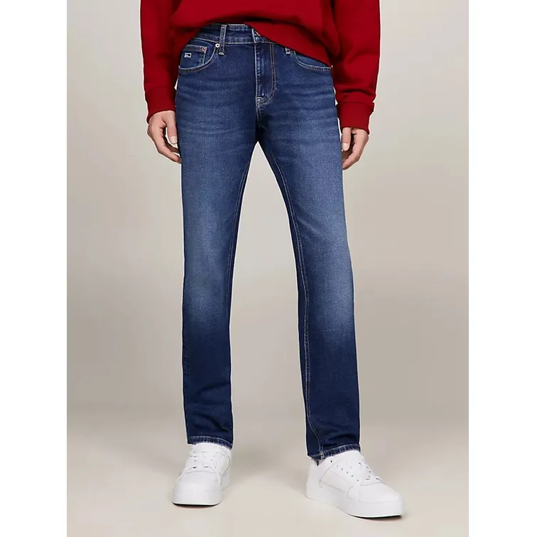 VAQUEROS SCANTON DESTEÑIDOS DE CORTE AJUSTADO HOMBRE TOMMY JEANS