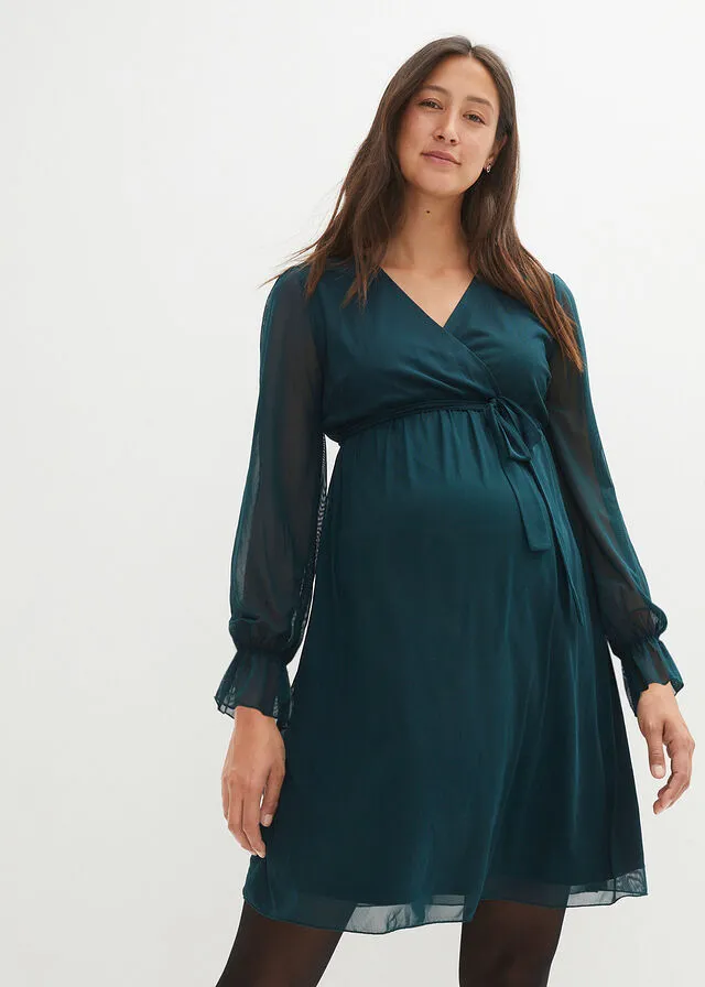 Vestido premamá Verde intenso