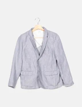 Zara Blazer azul botonadura