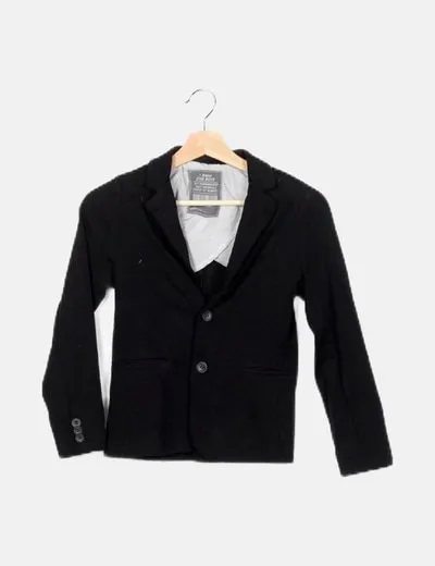 Zara Blazer básica negra